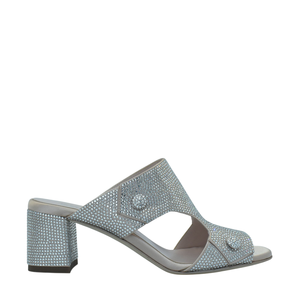 Crepida Agnesa Satin Strass