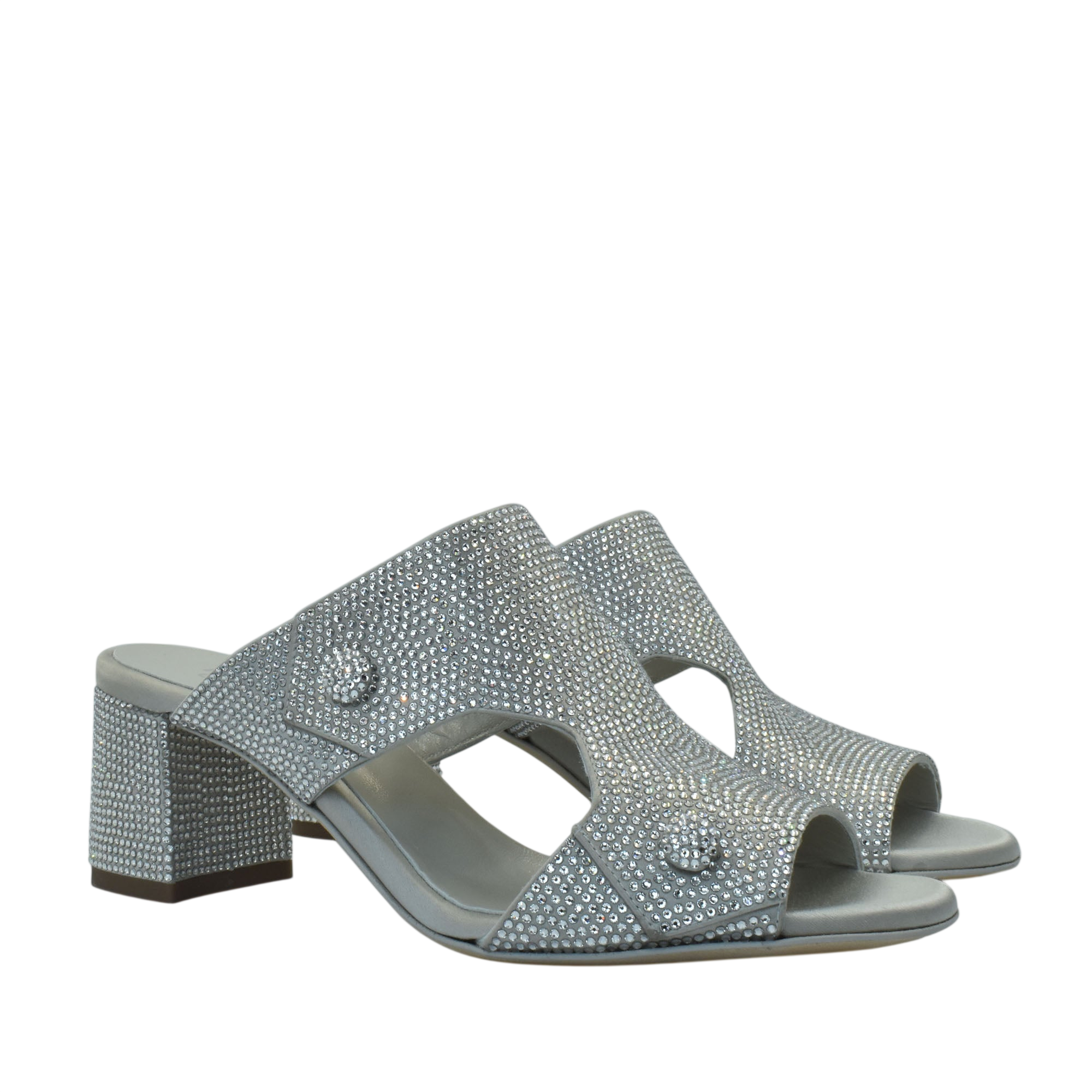 Crepida Agnesa Satin Strass